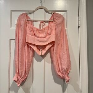 Princess Polly pink long sleeve top